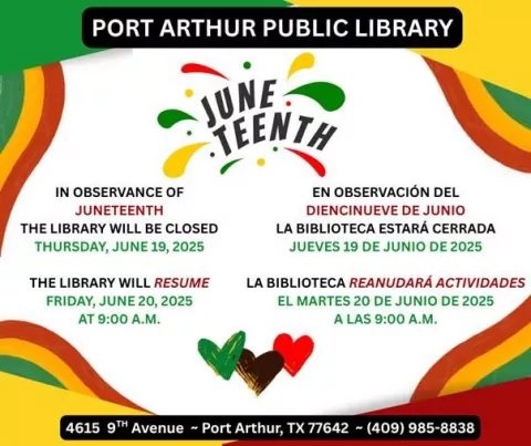 Juneteenth Library Closed