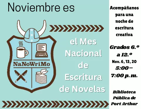 Participa en el Mes Nacional de Escritura de Novelas y crea el  próximo best seller durante el mes de noviembre.