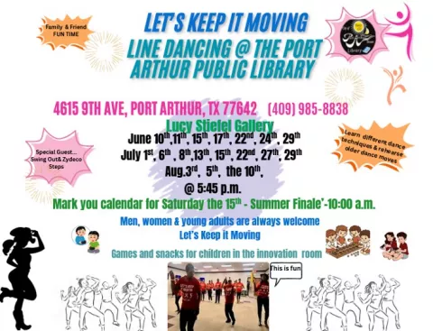 Let's Keep It Moving: FREE Line Dancing @ The Library