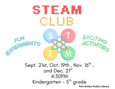 STEAM Club (Grades K-5)/Club de STEAM (Grados K-5º)
