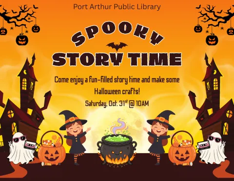 Spooky Story Time/Hora de historias de miedo